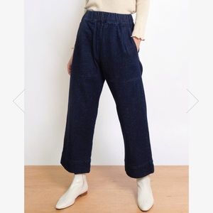 BRAND NEW Micaela Greg Handspun Denim Utility Pant